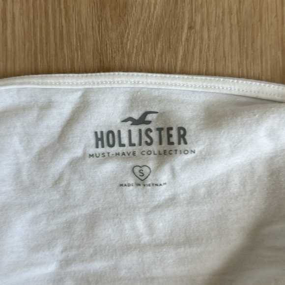 Hollister White Cropped Tank S - Picture 3 of 3